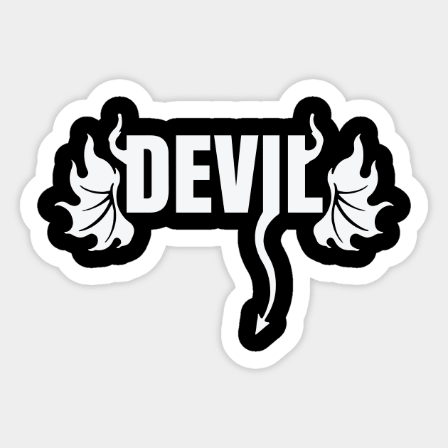 Devil Sticker by Oolong